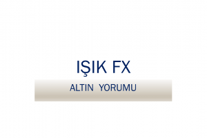 ONS ALTIN Şuan için 1853 seviyesinden, Cuma kapanışına göre bir miktar geri çekilme görülen emtiada, 